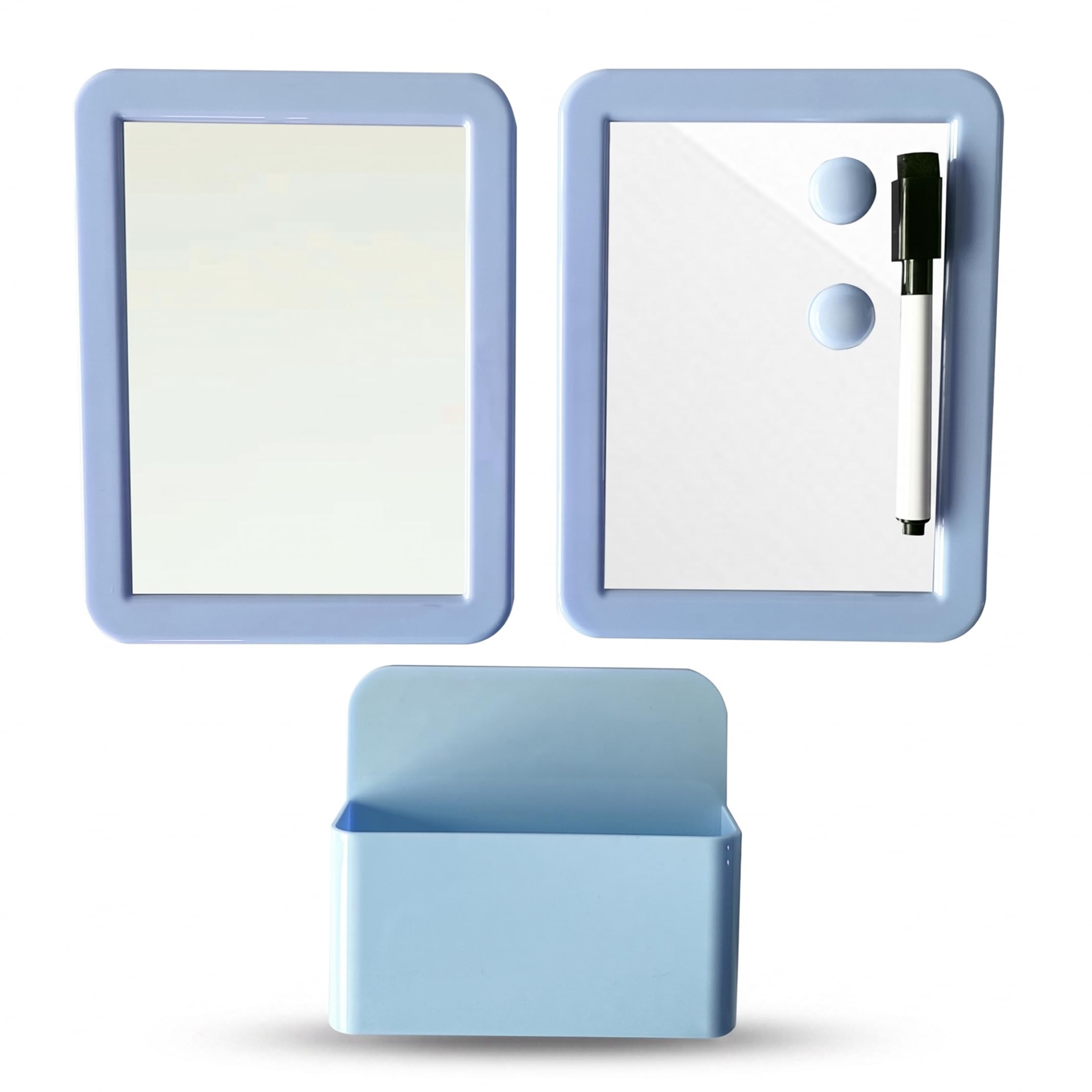 3 Pcs Magnetic Locker Accessories for Girls, Blue