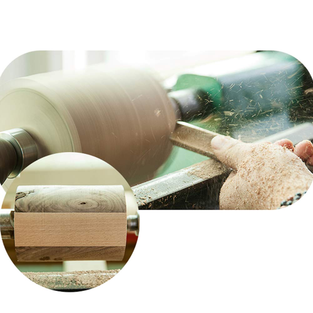 Juego de herramientas de torneado de madera con mango de madera para desbaste de husillo y cincel de pelado