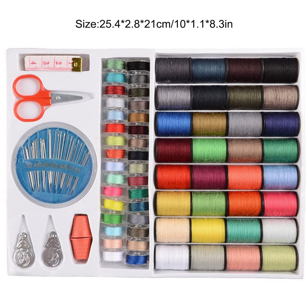 5 zestawów nici do szycia, zestaw 64 kolorów, DIY, lina dziewiarska, tkana rękodzieło, zestaw narzędzi do szycia, pudełko na igły, kolor losowy
