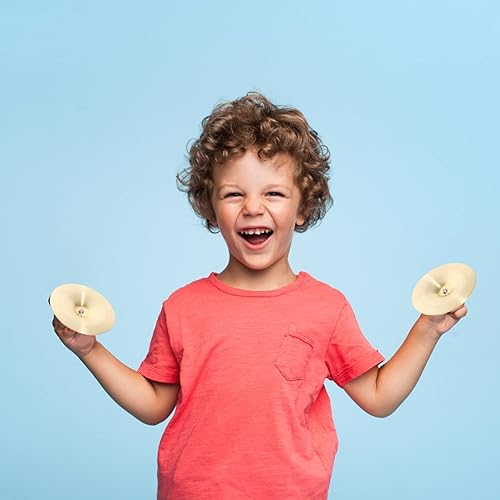 Miniatura 3 de 2 platillos de dedo instrumento de percusión platillos de dedo de metal platillos de dedo de plata para jugar