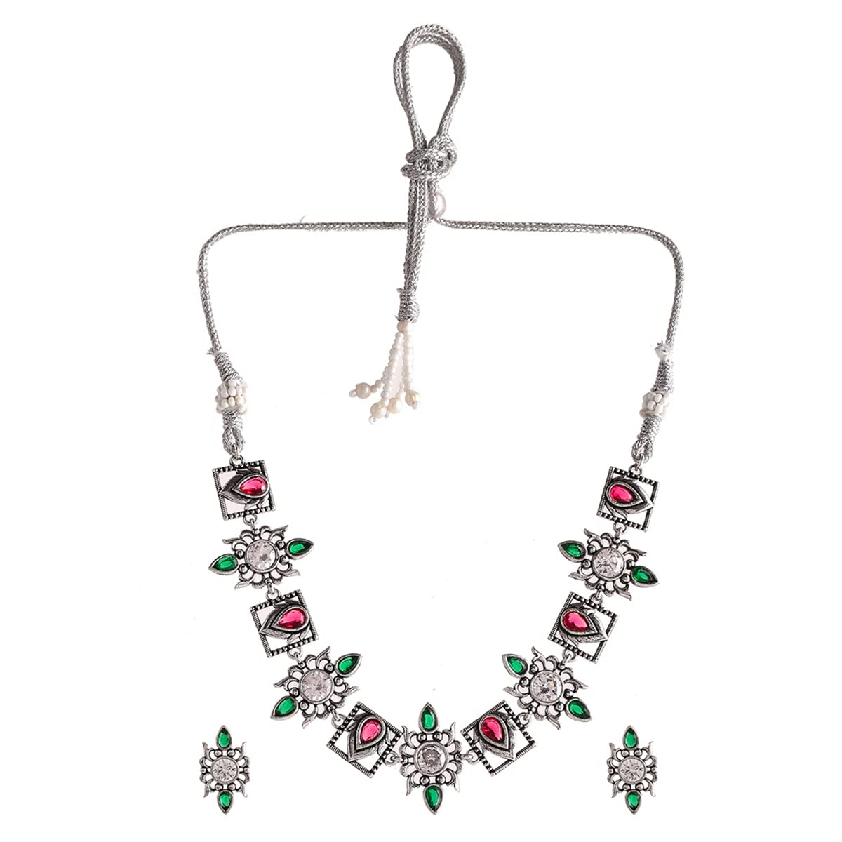 See full amazon price history chart for VOYLLA Abharan Casual White and Green Stones Jewellery Set VOYLLA Abharan Casual White and Green Stones Jewellery Set (B0C61VLYQ1) Amazon Price History, Amazon Price Tracker