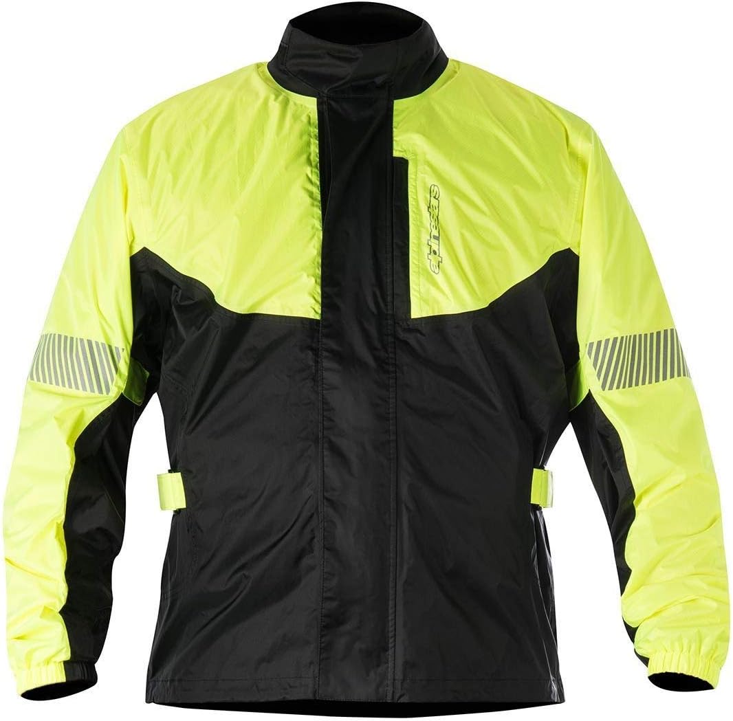 Alpinestars Men's Hurricane Rain Motorcycle Jacket, Yellow/Black, Small : Automotive