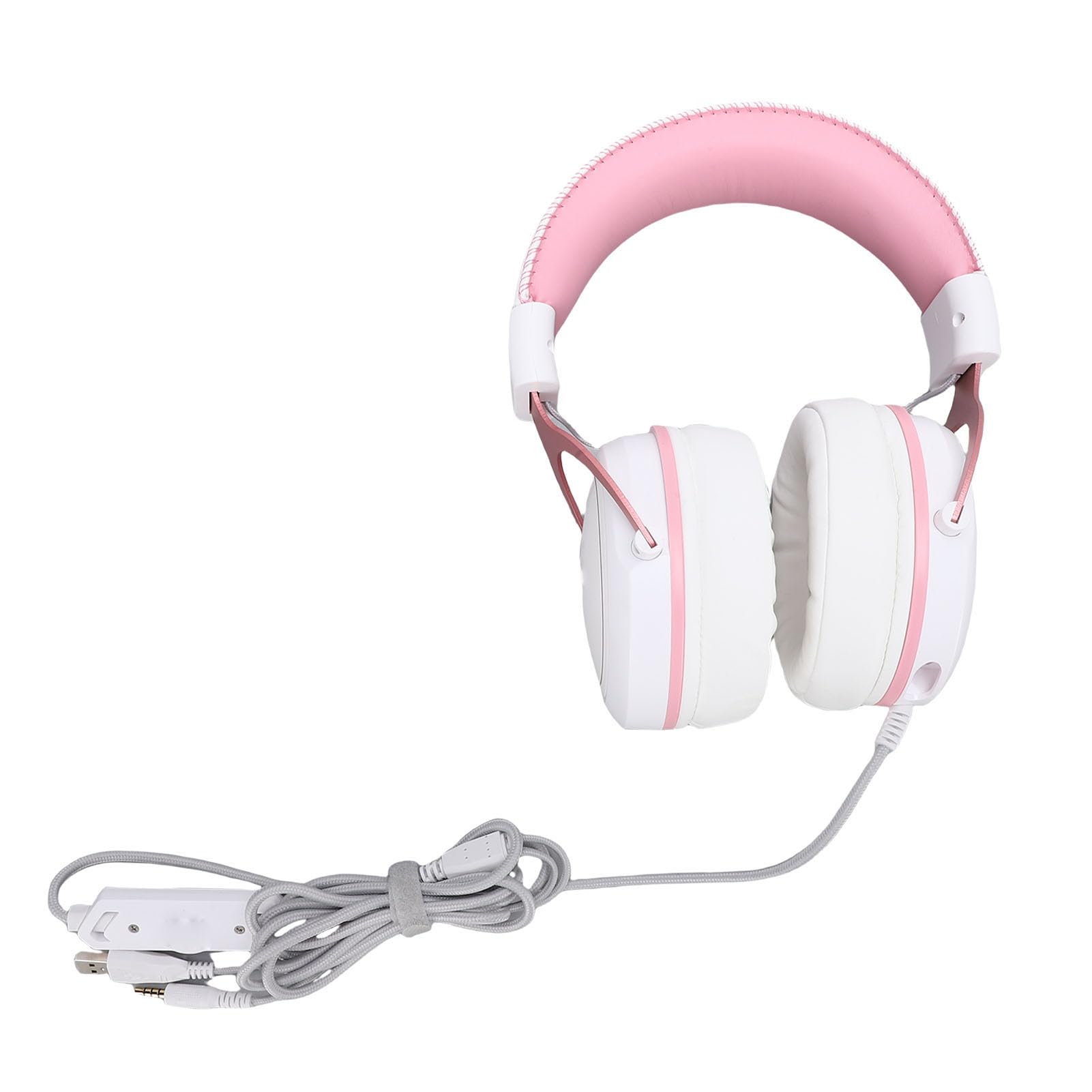 GOWENIC Cuffie da Gioco Cablate Cuffie Over-ear Luminose RGB per PC con Microfono Sigillato e Insonorizzato per un Suono di Gioco Migliore (#1)