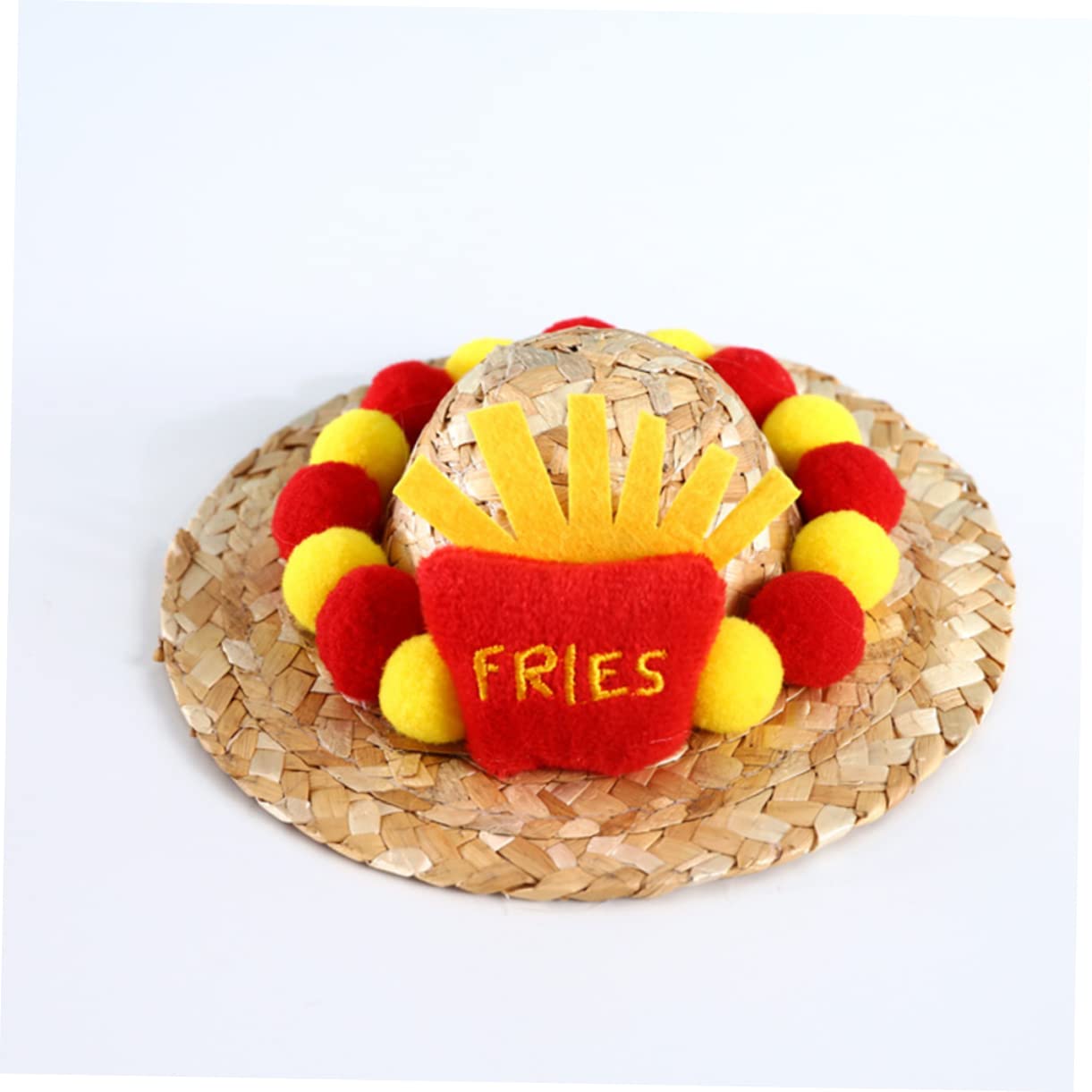 FRCOLOR 4piezas Sombrero Ajustable para Mascotas Gorro De Verano para Perros y Gatos Sombrero De Fiesta Divertido para Disfraces De Animales para Fotos y Eventos