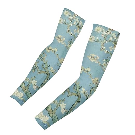 Polynesian Style Prints Arm Sleeves For Men Gardening Sleeves Samoa Tropical Tribe Totem Design Sun Protection