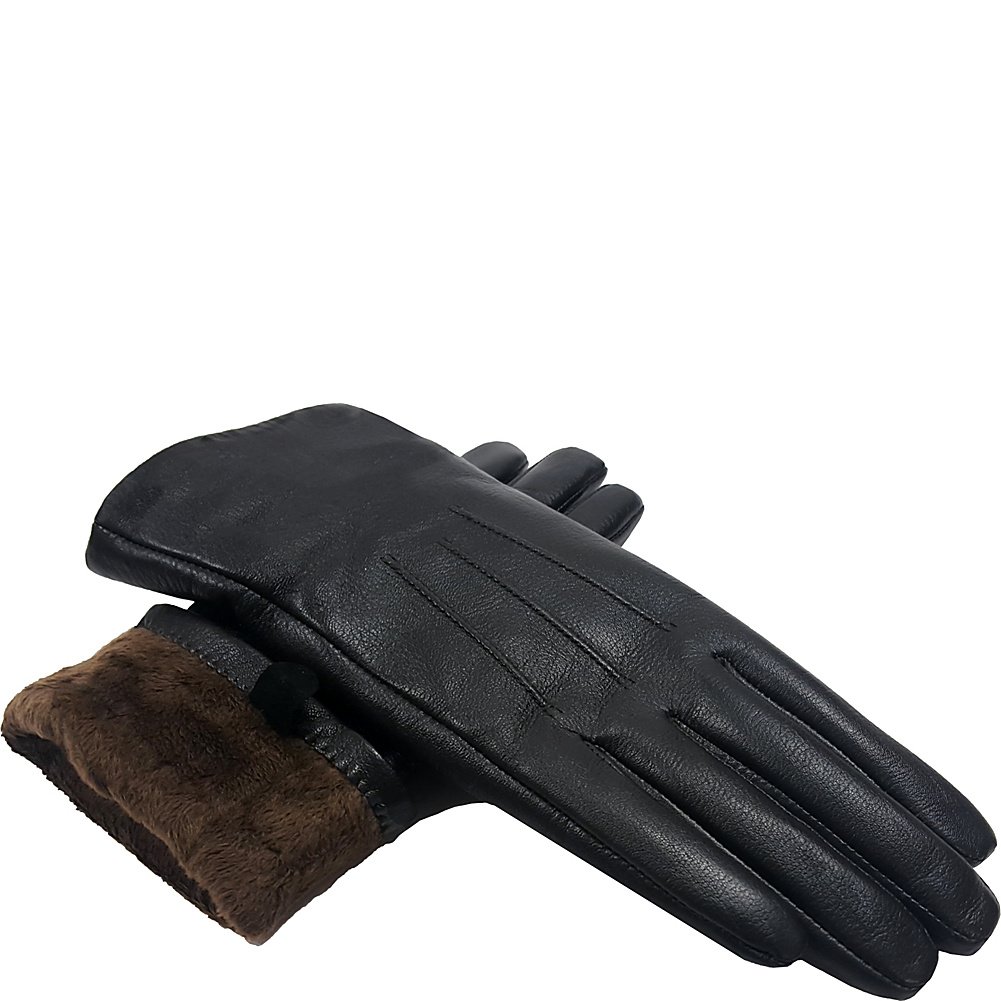 Más Populares Moda Mujer La Sra. D.C. visualización táctil Texting Invierno Piel Auténtica Guantes