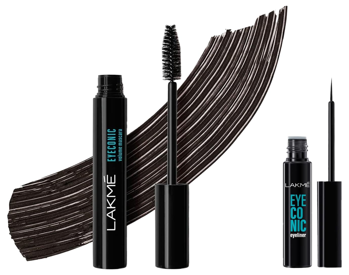 LAKMÉ Eyeconic Volume Mascara, 8.5ml&LAKMÉ Eyeconic Liquid Eye Liner, Black, Long Lasting Matte Waterproof Liner - Smudge Proof, Transfer Proof Eye Makeup for 24 hrs, 4.5 ml-image-13