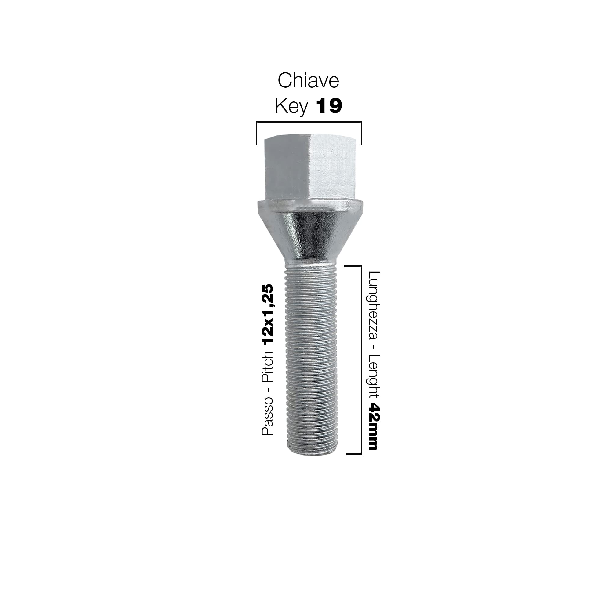Simoni Racing DR035/B6 Distanziali Ruote da 16 mm con bulloneria