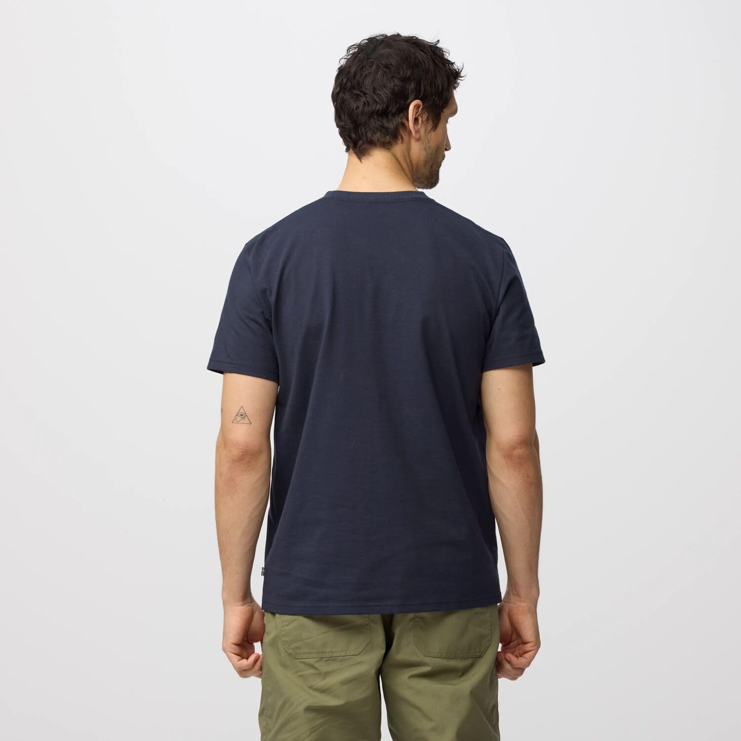 Fjällräven Męska koszulka z logo Archive, granatowa, L