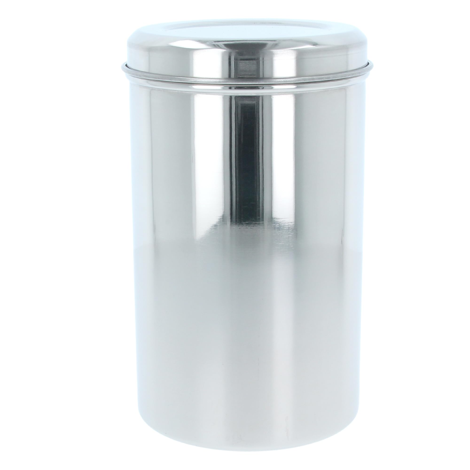 Gk Global Kitchen Silver Stainless Steel Canisters Kitchen Storage Indian Ubha Dabba Tall Deep Vertical Canister Metal Storage Tin Jar Multipurpose Airtight For Pasta Spaghetti Noodles Dry Food Cereal Flour Rice Snacks
