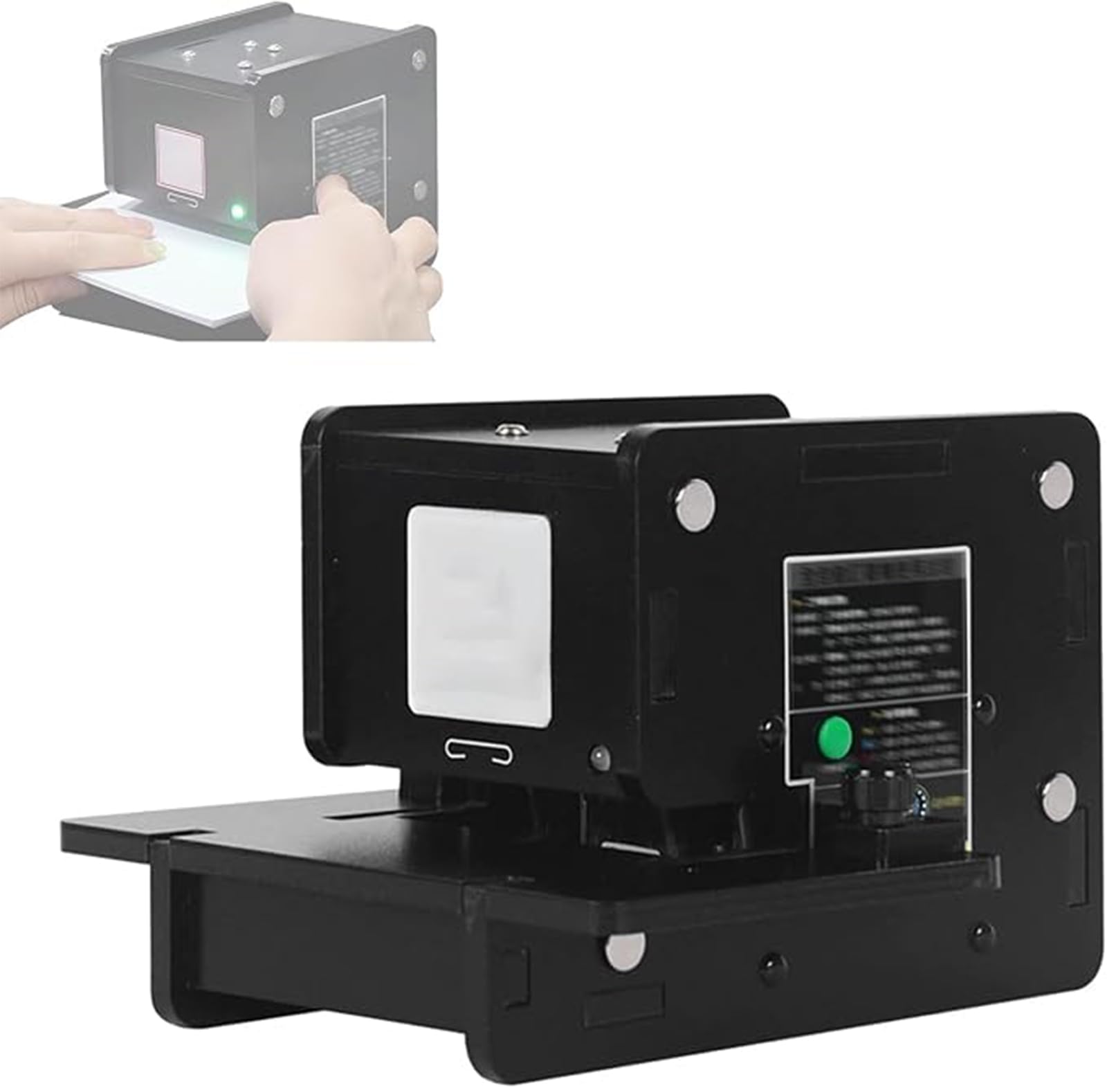 Grapadora eléctrica resistente de 220 V, modo dual (automático y manual), profundidad de alimentación de papel de 1 a 15 mm para oficina, hogar, escuela