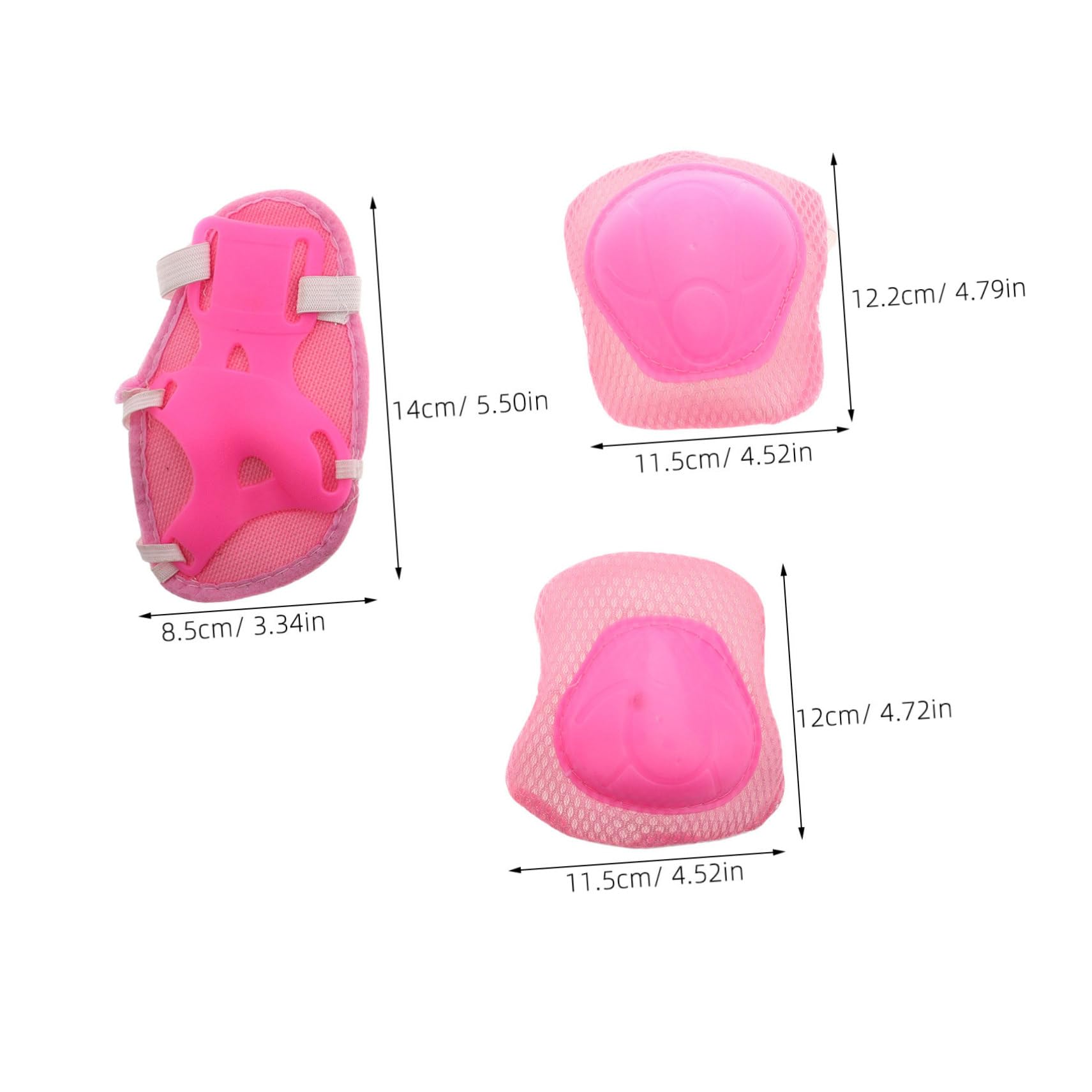 UPKOCH 1set Boy Girl Protective Gear Set Knee Pads Elbow Pads Wrist Guards for Boys Girls Adjustable for Roller Skating Cycling Skateboarding and Biking