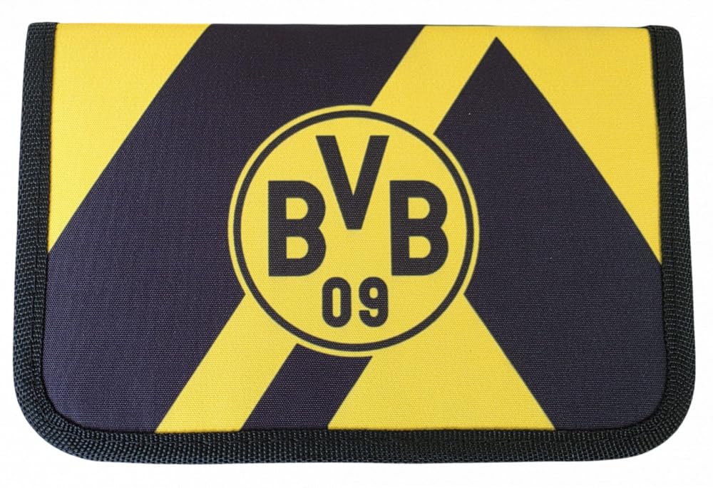 Dortmund Borussia Federmappe - Field - schwarzgelb | gefüllt | Schuletui | BVB 09 - Plus Lesezeichen Wir lieben Fußball