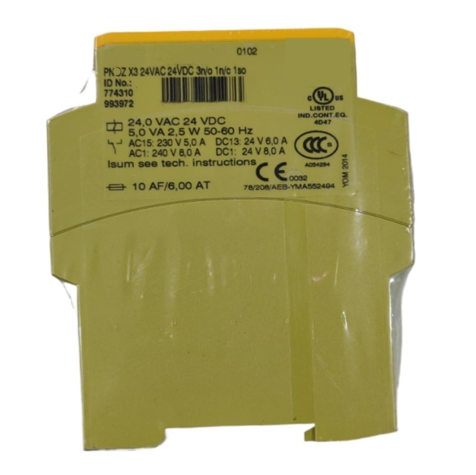 ZVQYSGIW Relay PNOZX3 774310