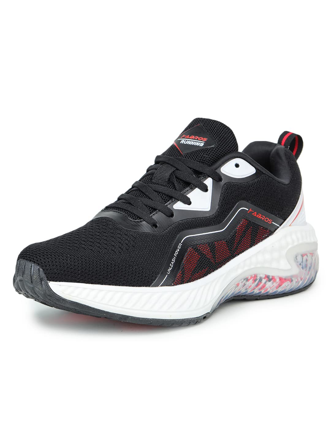 ABROS Mens Martin ASSG1080 Running Shoes -Black/Red -7UK (B09HM4Z1BR) Amazon Price History, Amazon Price Tracker