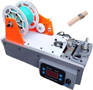 Filament Recycler Machine for 3D Printing, Recycled PET Bottle Filament Maker & Extruder, Plastic Recycling Machine with LCD, Temperature Adjustable for DIY, Families, Schools (Orange)