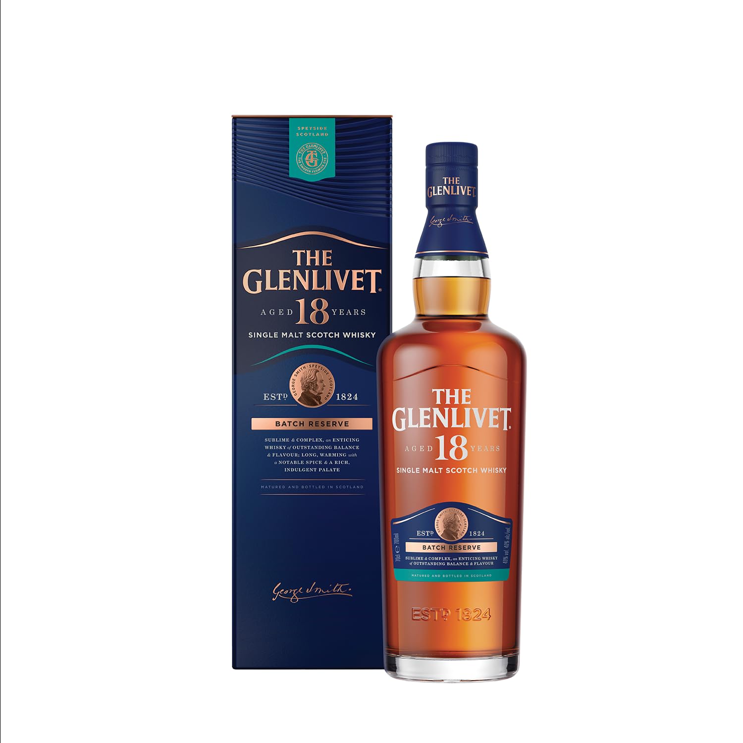 The Glenlivet 18 Year Old Scotch Whisky Bottle, 700ml : Amazon.sg