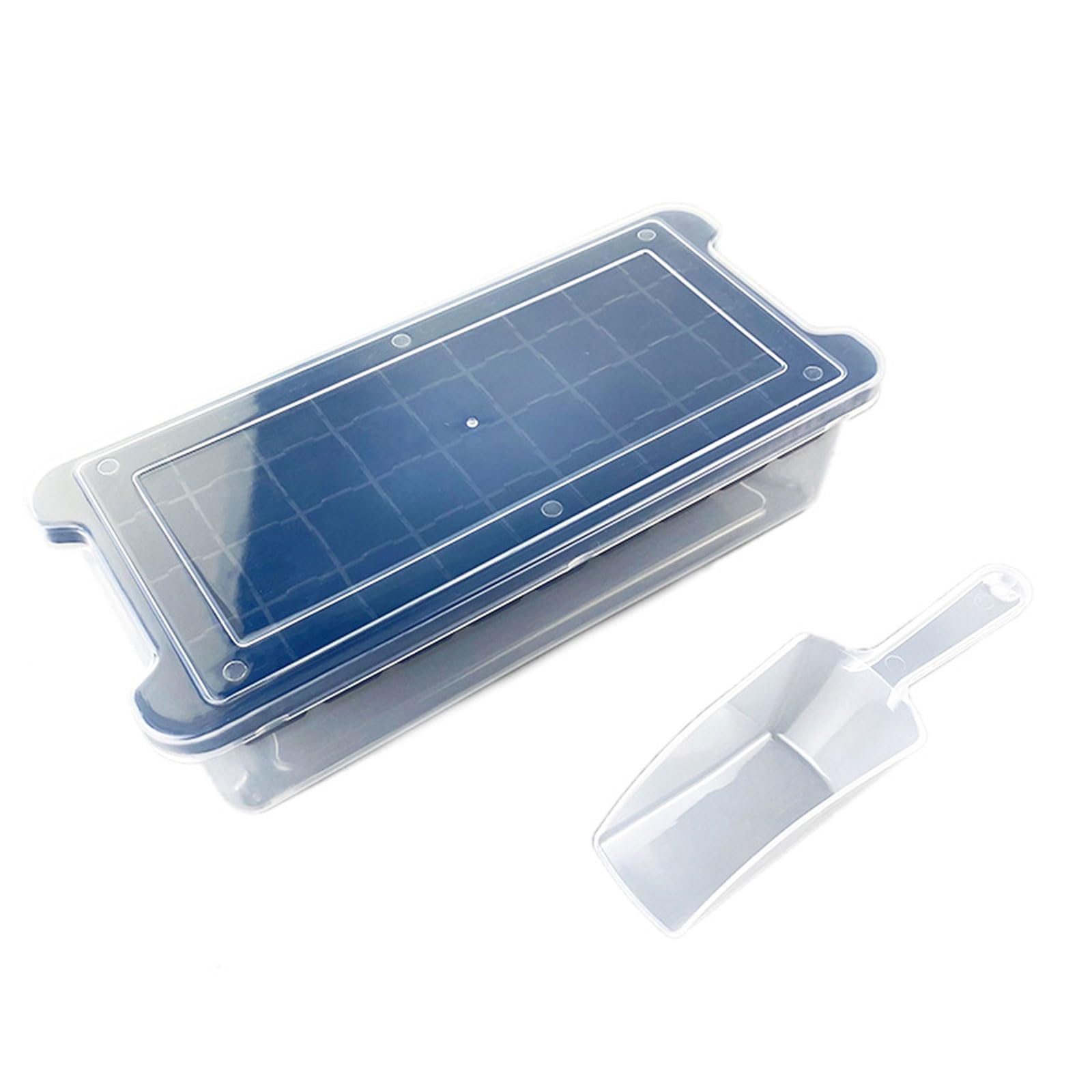 Tsophreniq Silicone & Trays for Freezer with Box 36Compartment Container Trays with Container Kitchen Storage Food Grade Tray
