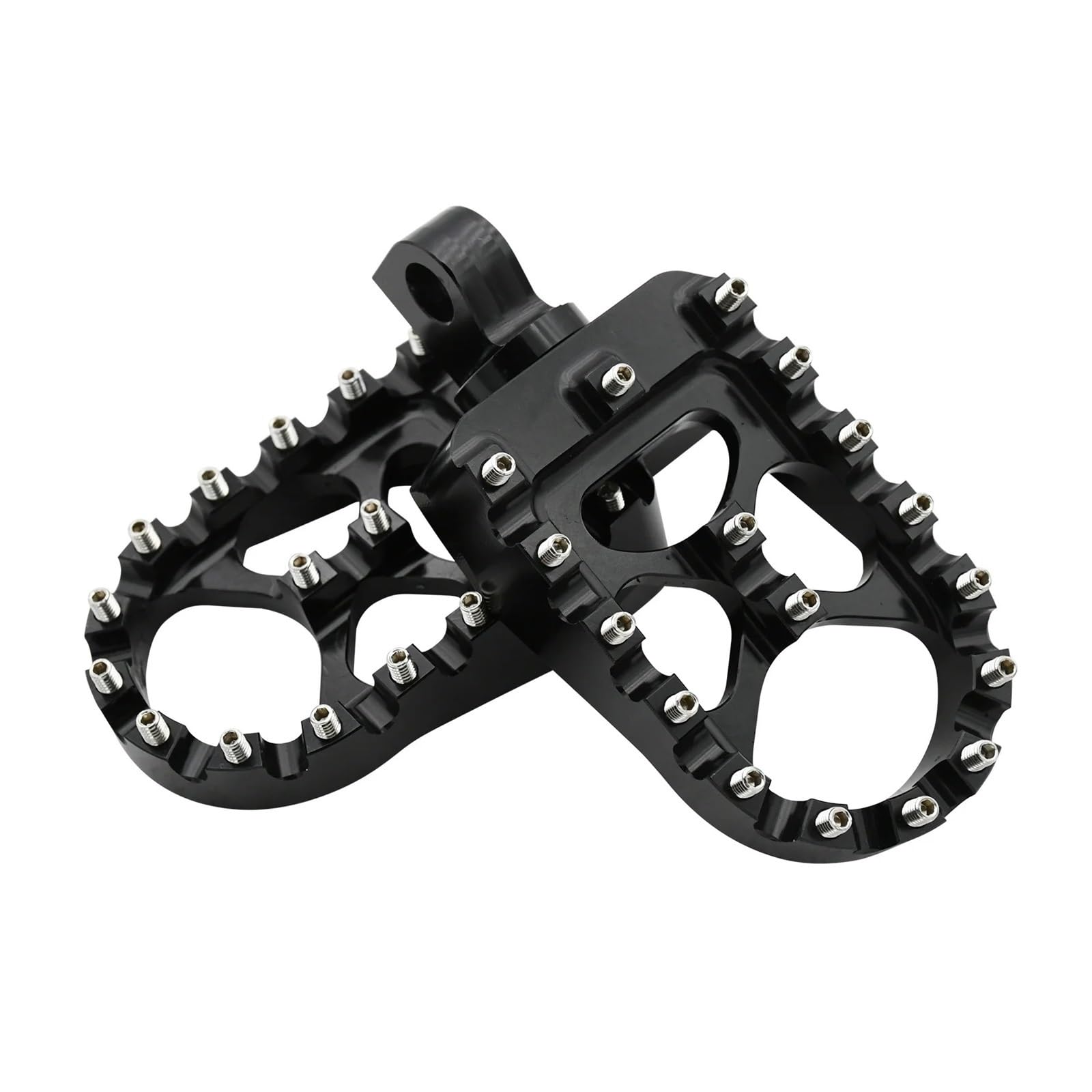 Pedal Motocicleta reposapiés Estriberas Anchas Y Anchas para Motocicleta Estriberas Giratorias para para Dyna Fat Bob para Softail para Sportster Street Bob Motocross Universales