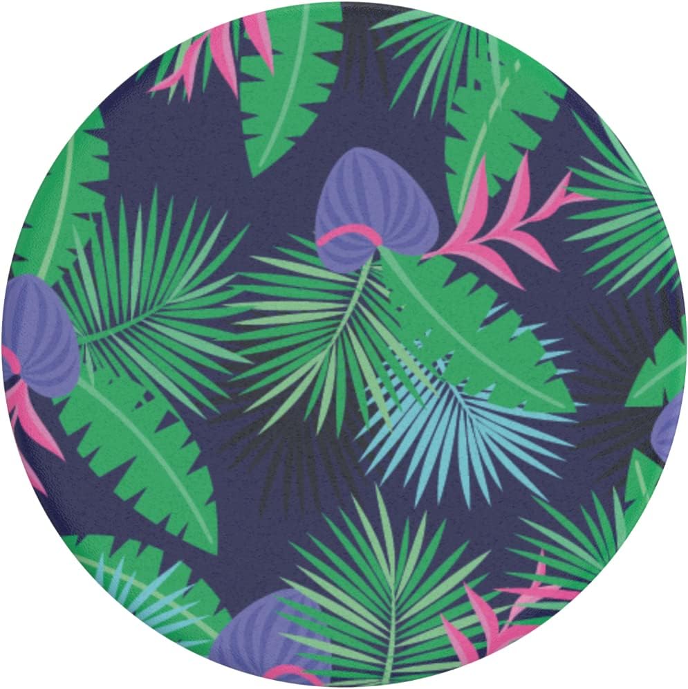 Miniatura 2 de PopSockets Agarre para teléfono con soporte expandible, diseño de plantas PopGrip - Miami Nights