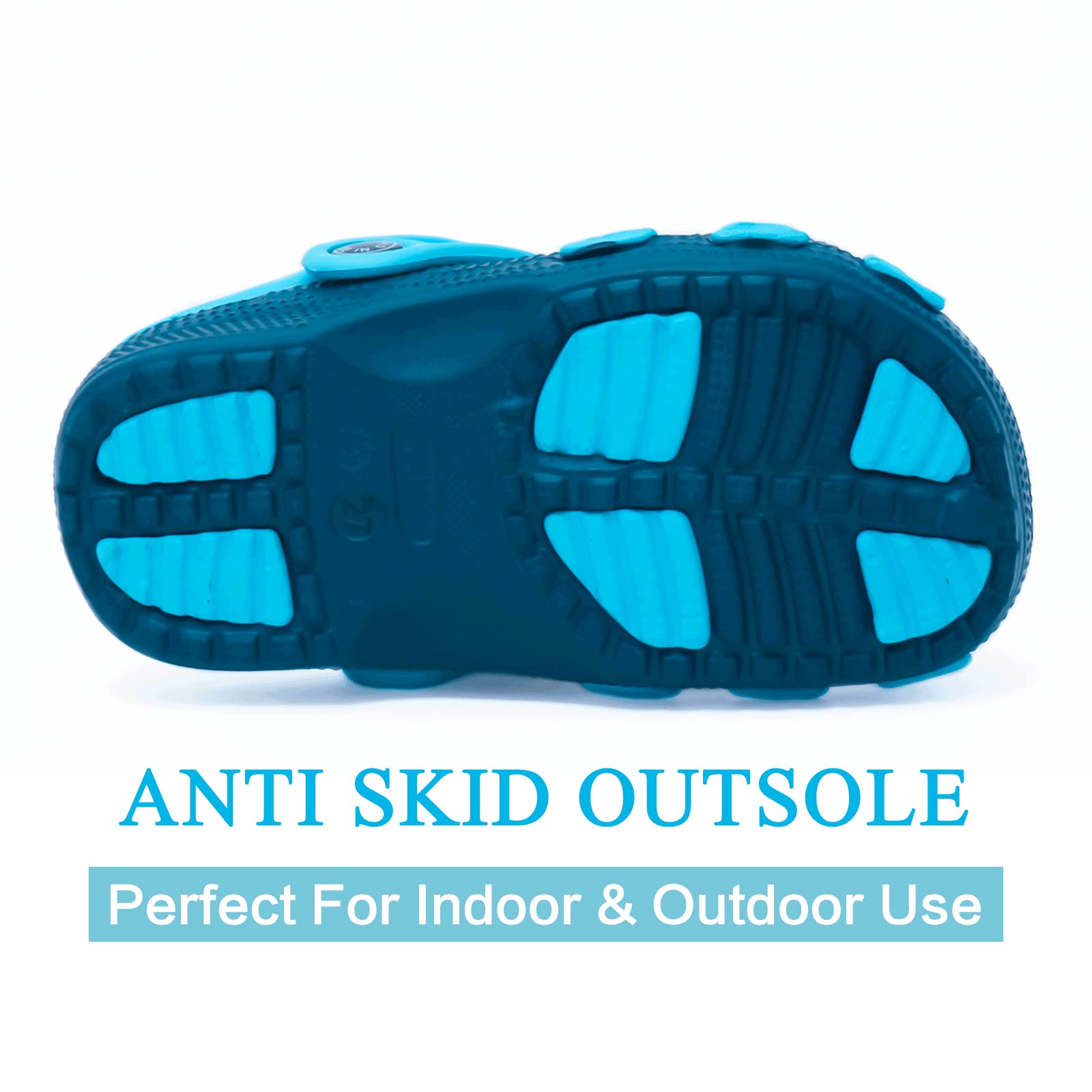 EDOTON Zoccoli e Sabot Bambini, Morbidi e Comodi Sandali da Giardino per Bambini Leggeri Antiscivolo con Motivo a Carino Ciabatte Bambino（Unisex）