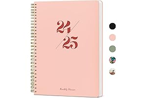 2024-2025 Pink Monthly Planner