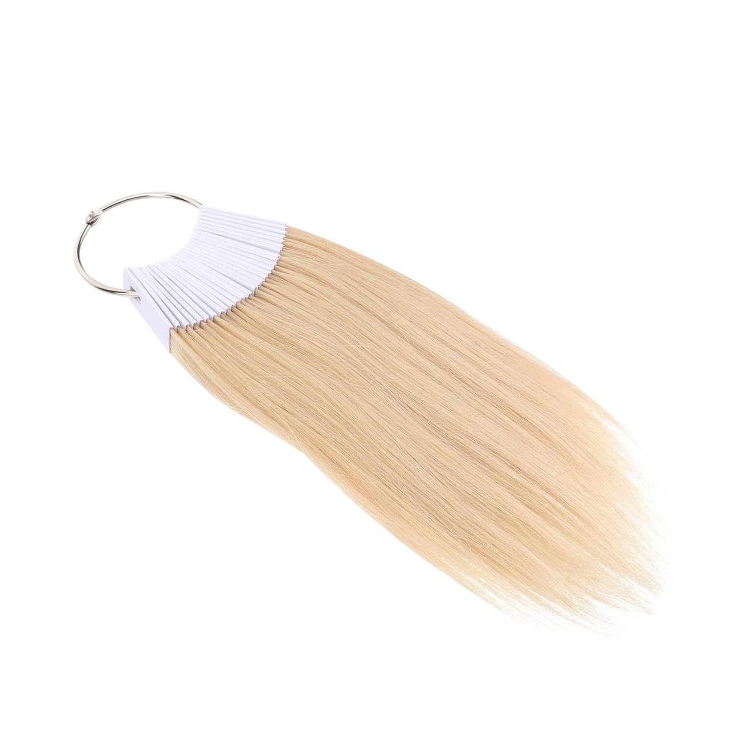 Human Hair Color Testing Samples 30pcs Real Hair Strands 9 Degree Color Selection for Salon Use