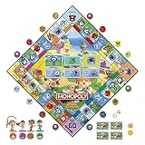 Monopoly Animal Crossing New Horizons Edition gra planszowa dla dzieci w wieku od 8 lat, zabawna gra dla 2-4 graczy, wielokolorowa