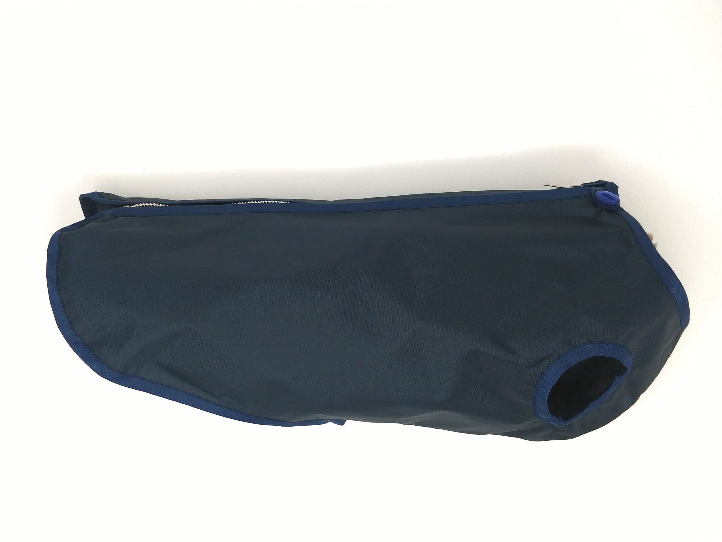 Doggie Coats Dachshund Step In Waterproof Lightweight Unlined Dog Coat Navy (14 inch)