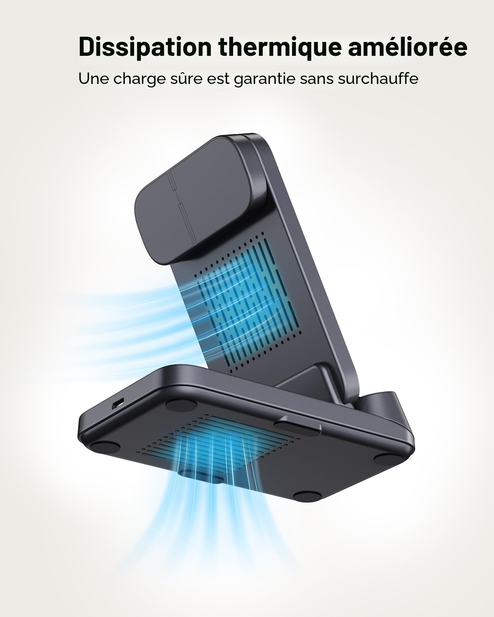 Chargeur Induction pour Samsung, Chargeur sans Fil pour Galaxy S26 Ultra/S26+/S25 /S24/S23/S22/S21, Galaxy Watch Ultra/8 Classic/8/7/6/5/4, Galaxy Buds4 Pro, SwanScout 708S (sans Adaptateur)