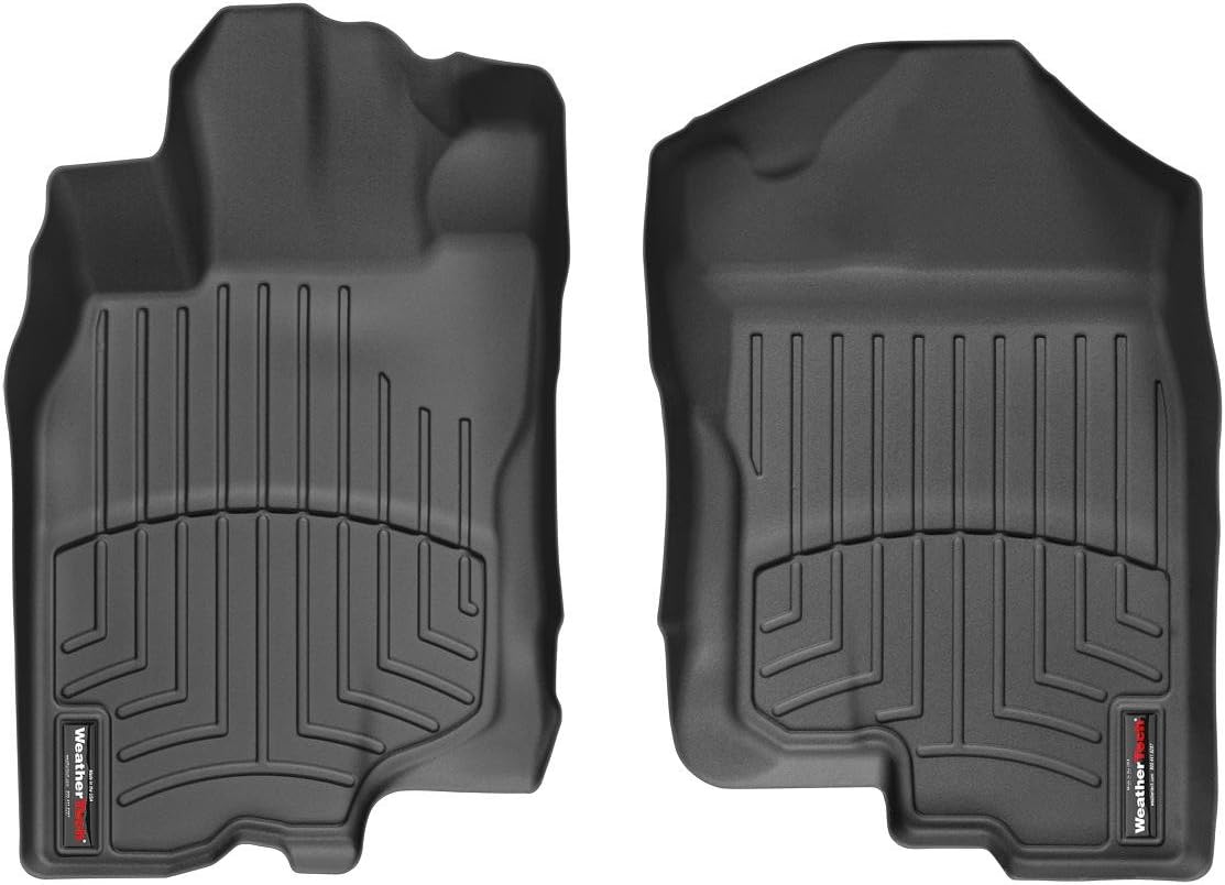WeatherTech Custom Fit FloorLiners for Honda Insight - 1st Row (442411), Black