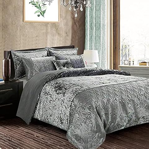 Soft Machine Washable Velvet Duvet Set Cover