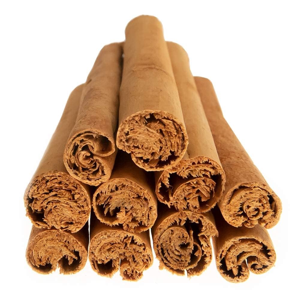 Organic Ceylon Cinnamon Sticks 5 Lbs | Bulk True Cinnamon from Sri Lanka | Non-GMO, Premium Grade 5" Quills | Perfect for Tea, Coffee, Holiday Baking & Home Fragrance - By Folksfield