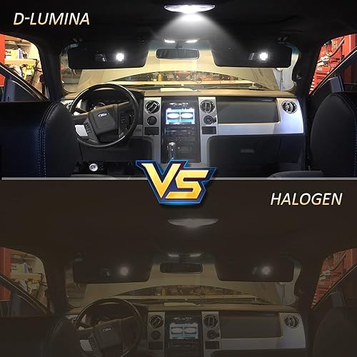 Miniatura 3 de D-Lumina Cubierta de luz interior de techo transparente con PCB LED blanco para Dodge Ram 1500 Dakota Neon Caravan Chrysler Sebring Town & Country,