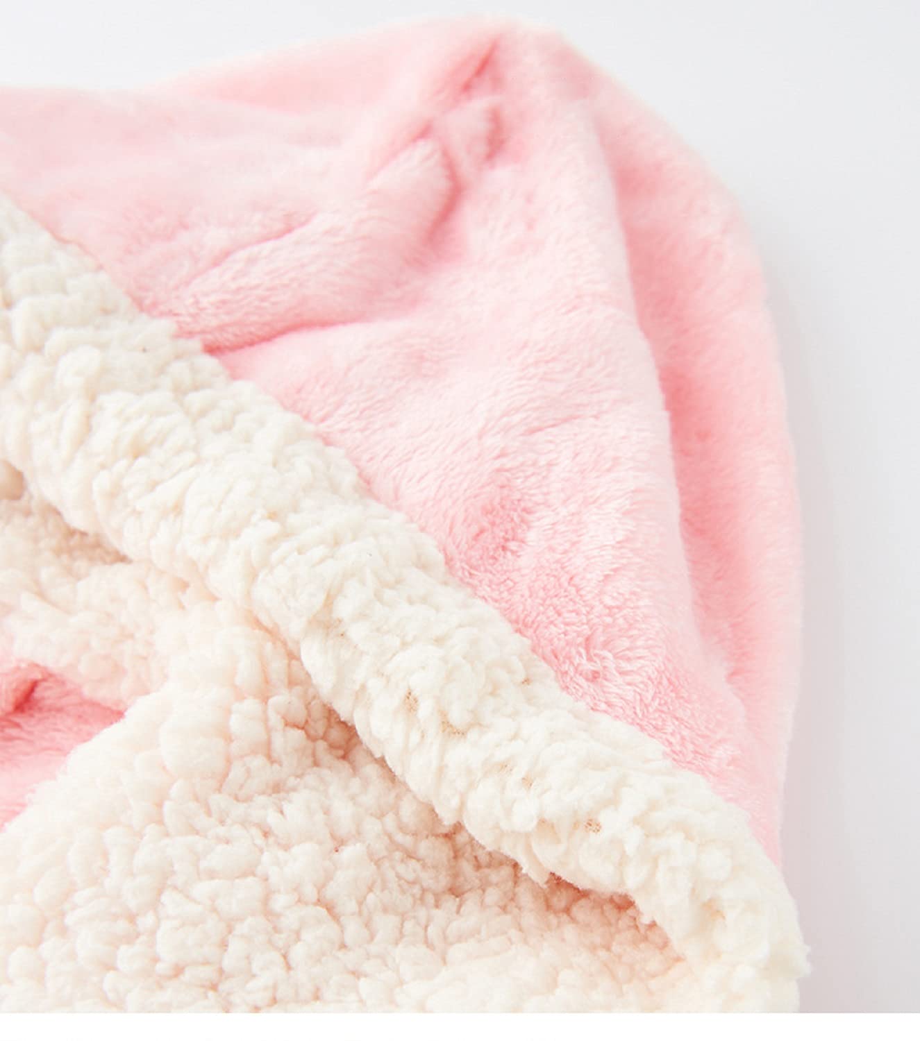 Sacebeleu Bademantel Damen Flanell Rosa Morgenmantel Lang mit Kapuze Reißverschluss Stern Nachtwäsche Flanell Paar Set Hausmantel Herren Weich Hausmantel Pulloverdecke Pyjama Unisex Pink M