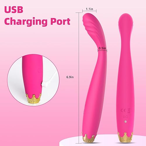 Miniatura 6 de Alovegarden - Vibrador de clítoris con abrazadera para el punto G, vibrador de clítoris para pezones y conejos, vibrador de clítoris con 7 modos de