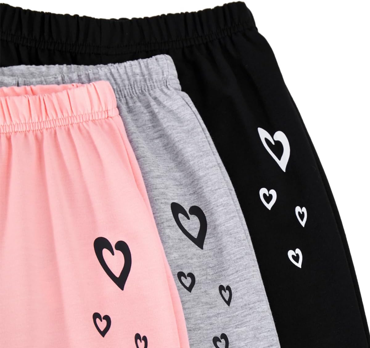 Nivne Tco Tween Girls 3-Pack Flare Leggings - High Waisted Bell-Bottom Pants Set, Stretchy Trousers for Kids