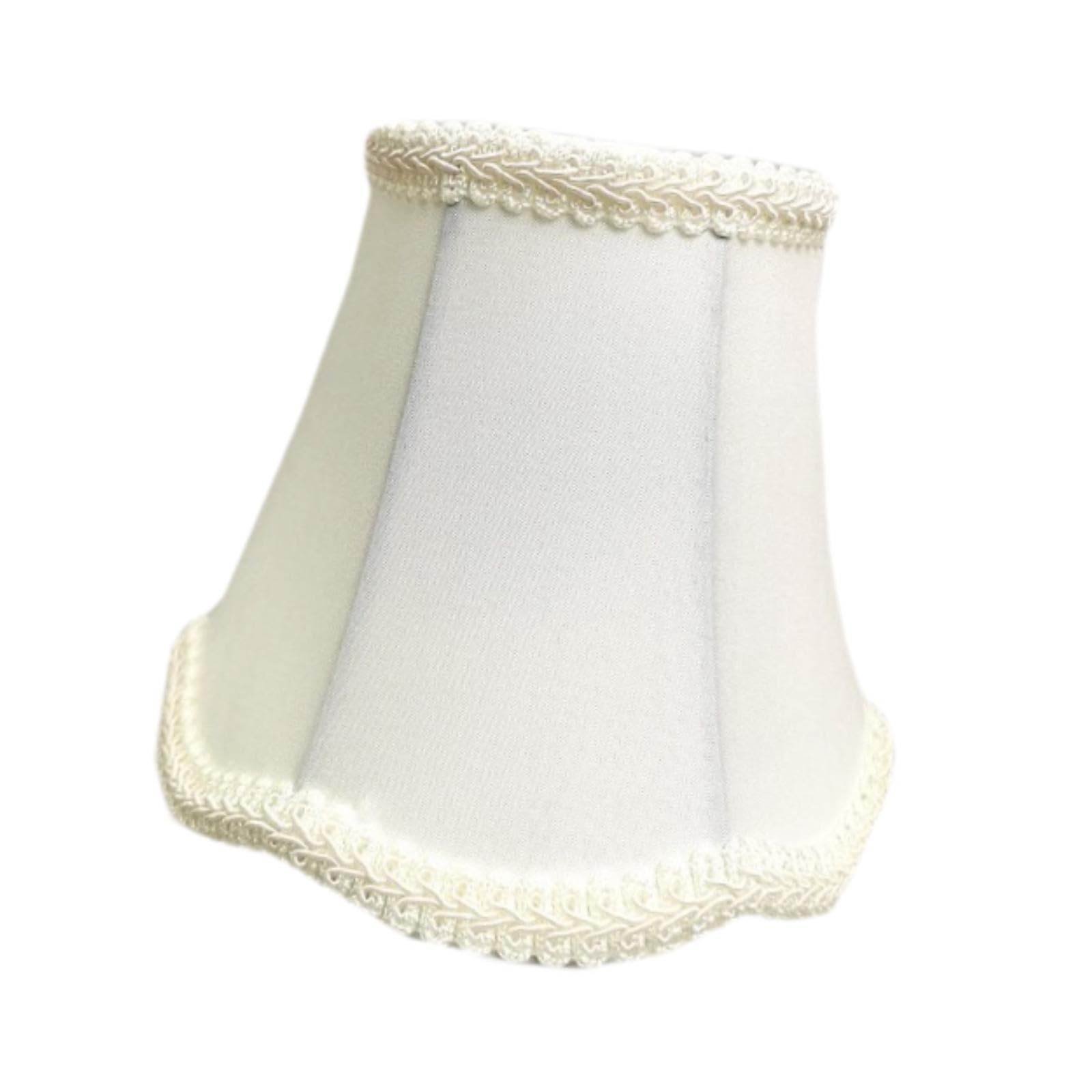 Mophrati White Sophisticated Replacement Lantern Light Shade Crafted With Eye In Mind Offering Bright Yet Comfortable Illumination Lamp Shade Ceiling Light Fixture, 13X12x8cm