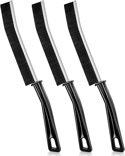 3 Pcs Crevice Cleaning Brush, 2023 New Multifunctional Gap Cleaning Brush Tool, Bathroom Gap Brush, Grout Cleaner Brush Hard Bristle Crevice Cleaning Brush