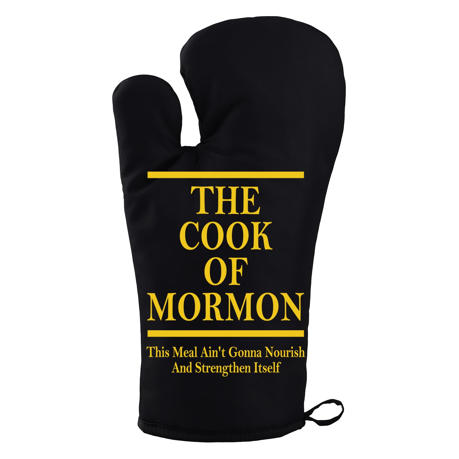 Gant de cuisine mormon G2TUP avec design unique The Cook of Mormon