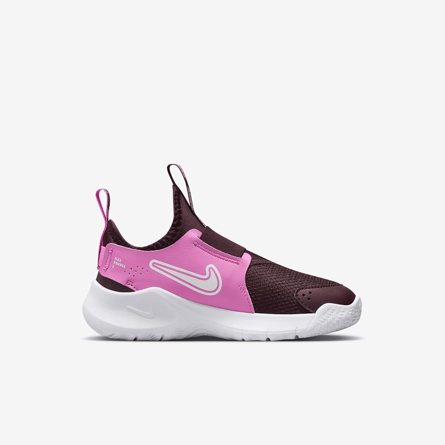 Little Kids' Nike Flex Runner 3 Shoes (603 - Burgundy Crush/White-Playful Pink)