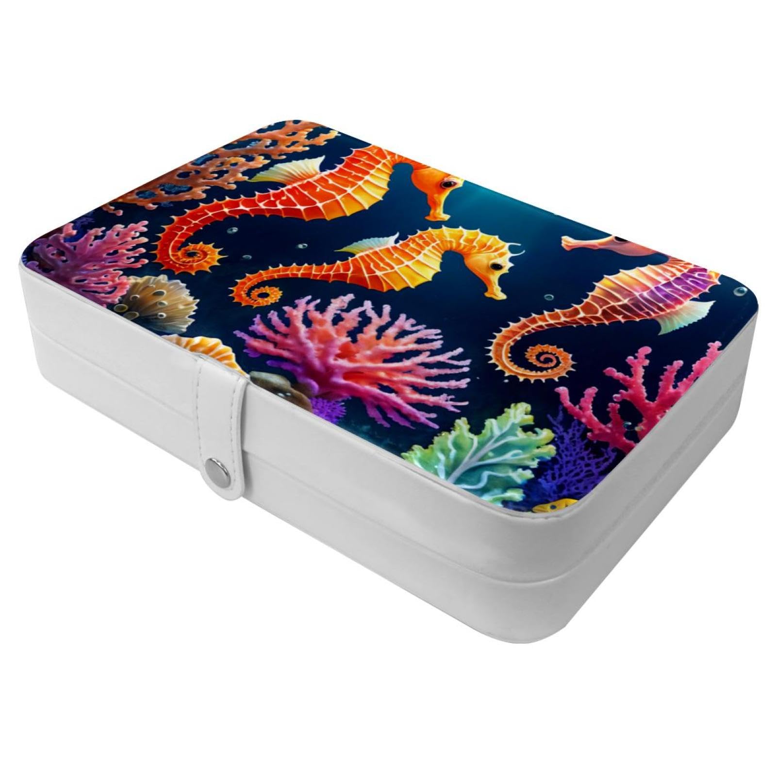 Boîte à bijoux de voyage pour femme avec compartiments amovibles et espace modulable