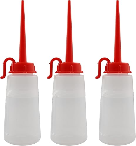 LQ Industrial Dispensador de aceite de aceite de 5.4 fl oz para máquina de coser, máquina de coser de punta larga, dispensador de aceite de plástico