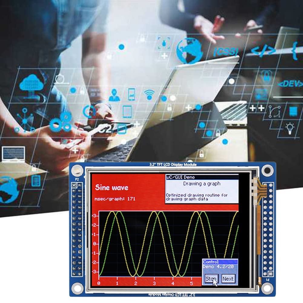 1 sztuka moduł wyświetlacza TFT-LCD moduł wyświetlacza 3,2 moduł wyświetlacza 320 x 240 pikseli ILI9341 8080 równoległy + SPI 3,3 V LCD 65K rezystor kolorów ekran dotykowy