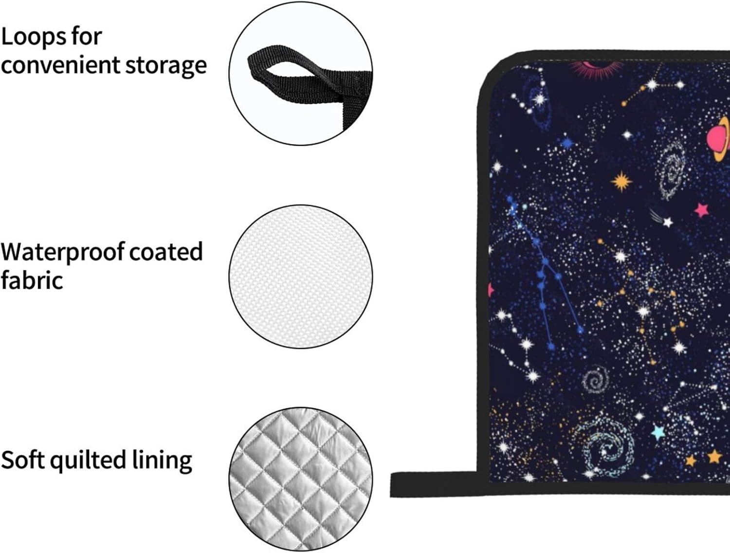 Star Constellation Map Kitchen baking four piece set, fit for cooking and baking, oven, microwave, and outdoor barbecue