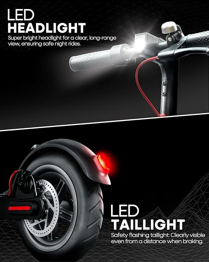 Image of Foldable 2 Wheel High Speed Electric Scooter for Adults-Kids-Youth | Max Speed Upto 25 KmPh | Aluminum Alloy Body | Big 21Cm Wheels | Capacity 150 Kg | Multi Color Edition