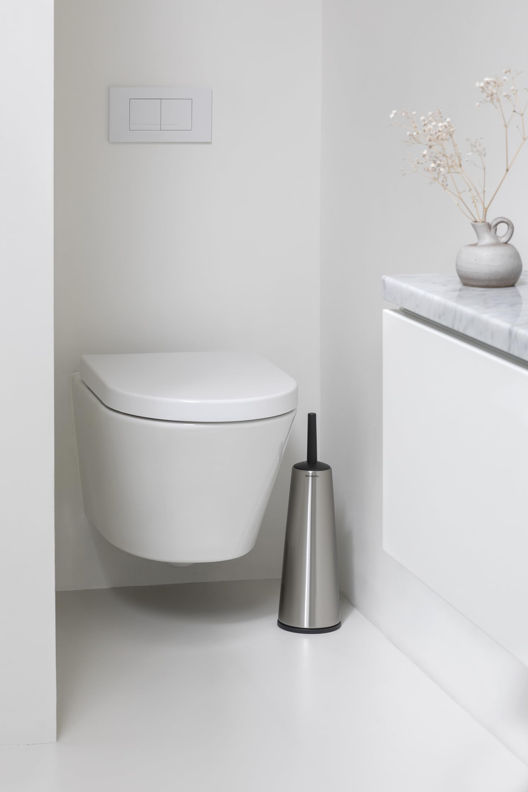 Brabantia Classic Portascopino WC, Inox Satinato