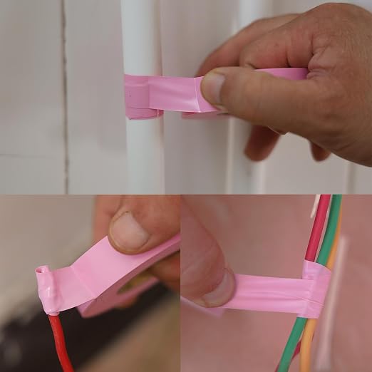 Lichamp cinta aisladora rosa 10 rollos 3/4 in x 66 ft miniatura 7