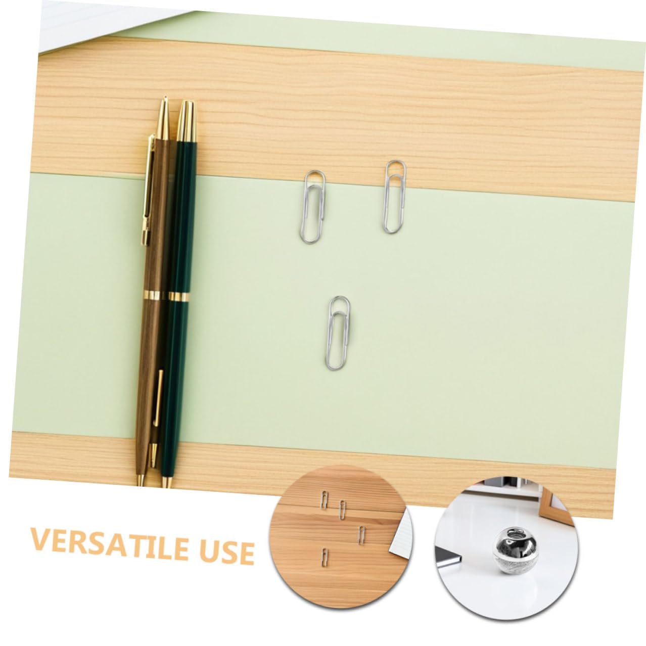 SHINEOFI Graffette Metalliche Decorative in Metallo 2 Set Scatola Magnetica Argento per Uso Personale e Regalo Ufficio e Scuola Accessori per Documenti e Progetti Creativi