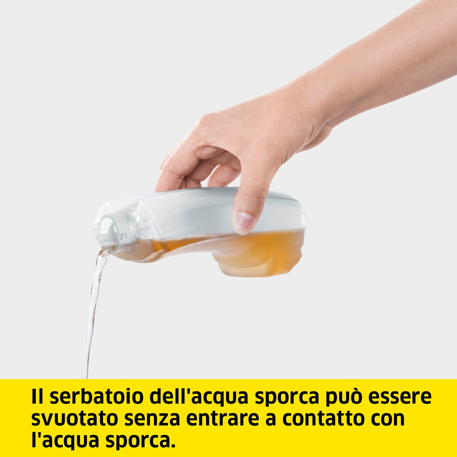 KÄRCHER Lavavetri Aspiragocce WV 1 Plus, Autonomia: 20 min., Display a LED, Serbatoio Acqua Sporca: 100 ml, Peso: 0,5 kg, Flacone Spray con Panno in Microfibra, 20 ml di Concentrato per Finestre